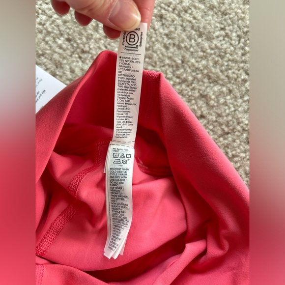 NWT Athleta Transcend Skort with Hidden Pockets Coral Petal - Picture 13 of 14